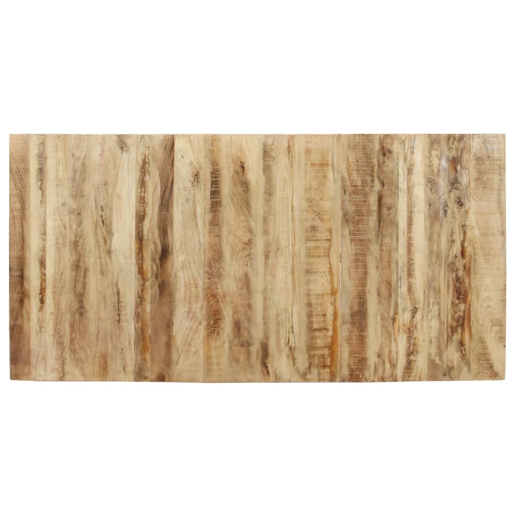 Esstisch 160x80x76 cm Raues Mangoholz