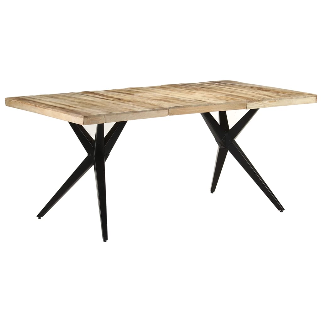 Dining table 180x90x76 cm Rough mango wood