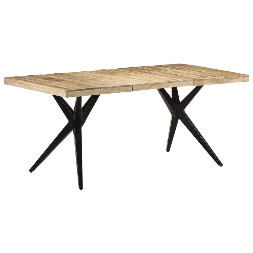 Dining table 180x90x76 cm Rough mango wood