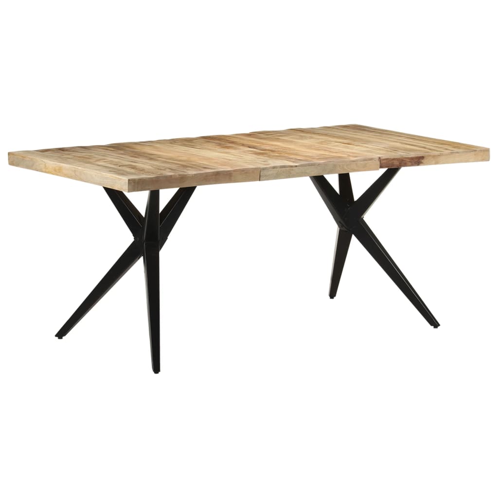 Dining table 180x90x76 cm Rough mango wood