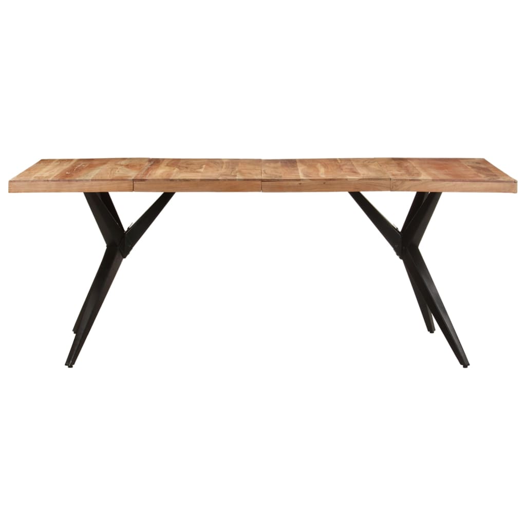 Dining table 200x90x76 cm acacia solid wood