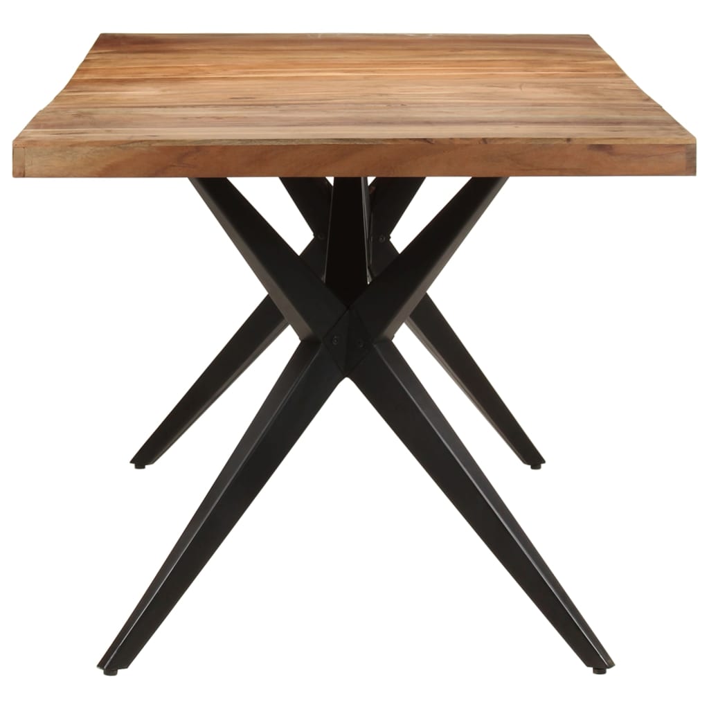 Dining table 200x90x76 cm acacia solid wood