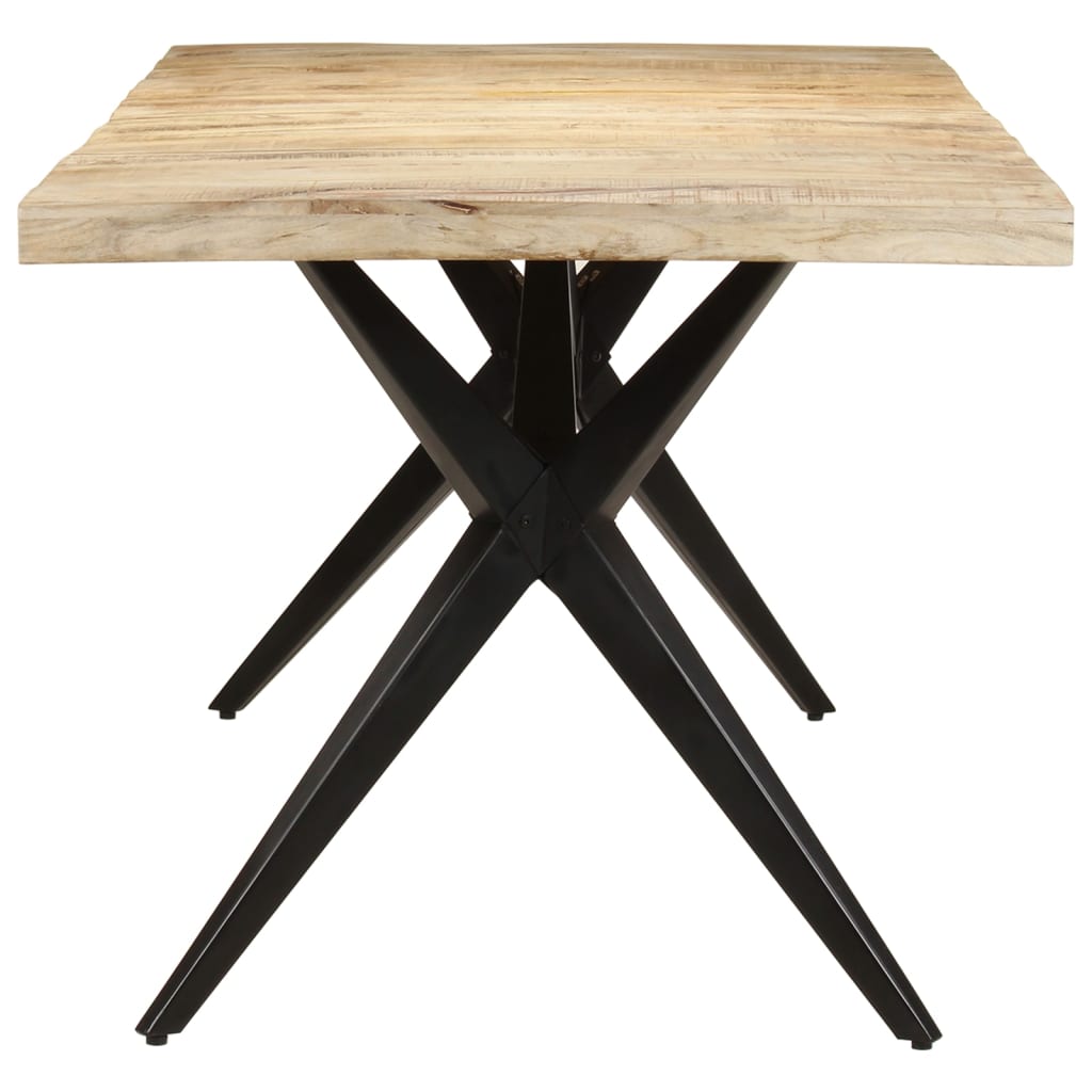 Dining table 200x90x76 cm Rough mango wood