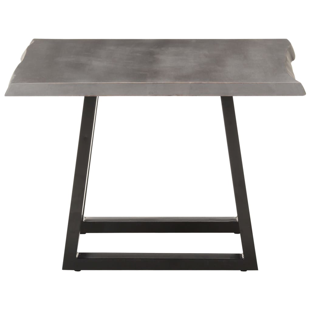 Table basse avec bords en bois d'acacia massif 60x60x40 cm