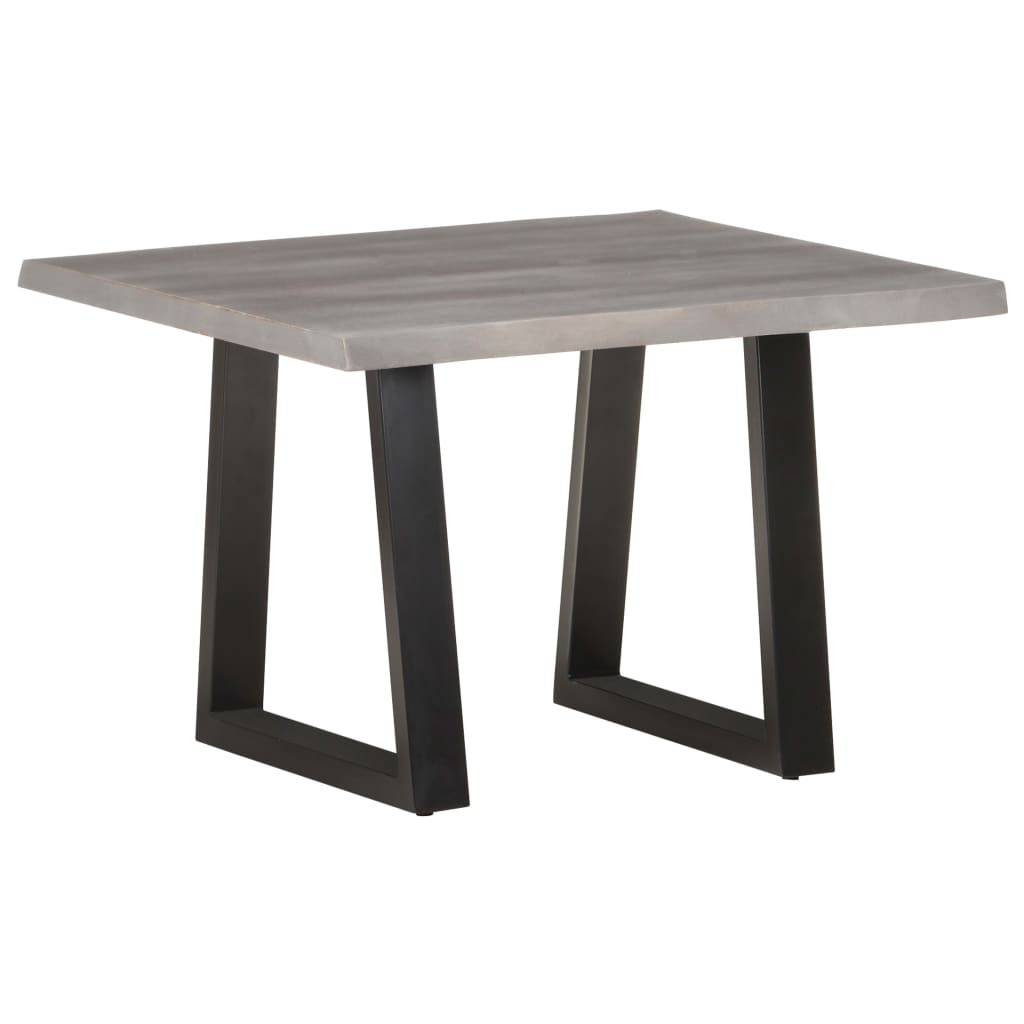 Table basse avec bords en bois d'acacia massif 60x60x40 cm