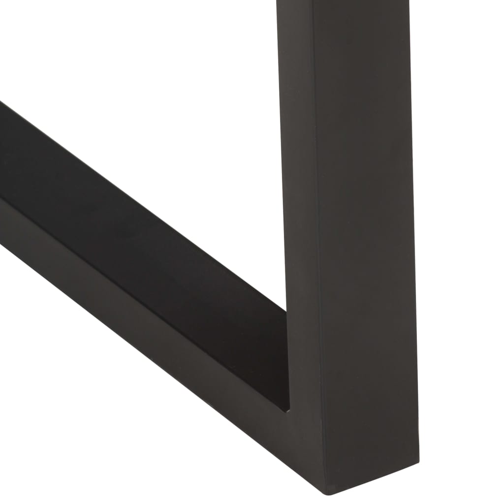 Couchtisch mit Baumkanten 115x60x40 cm Massivholz Akazie