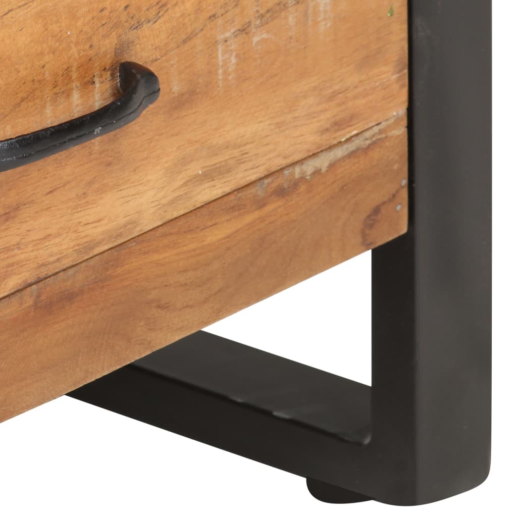 Bookshelf 118x30x200 cm solid reclaimed wood