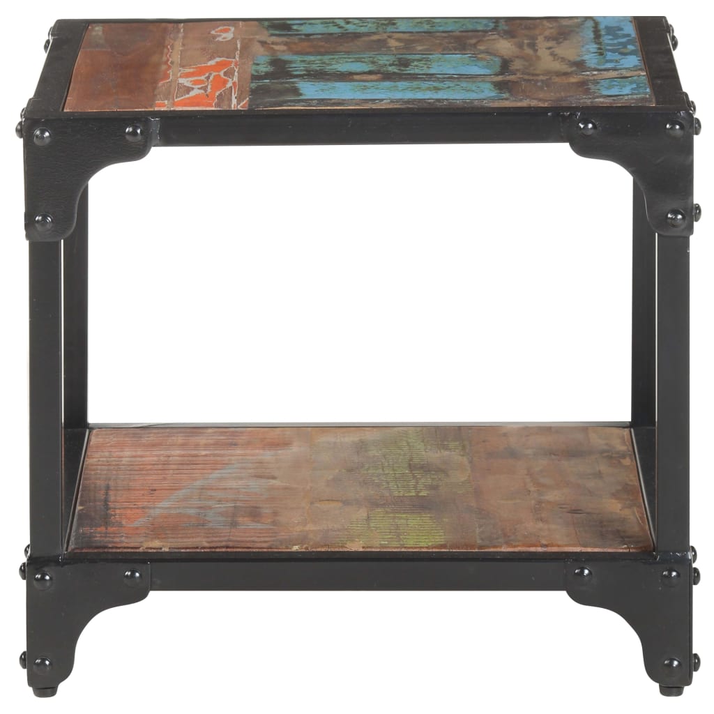 Couchtisch 40x40x36 cm Recyceltes Massivholz