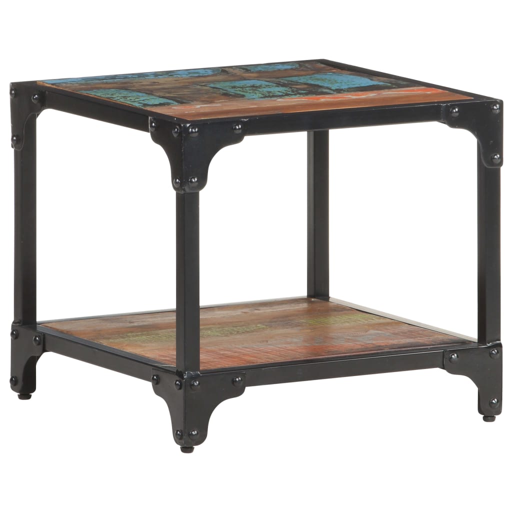 Couchtisch 40x40x36 cm Recyceltes Massivholz
