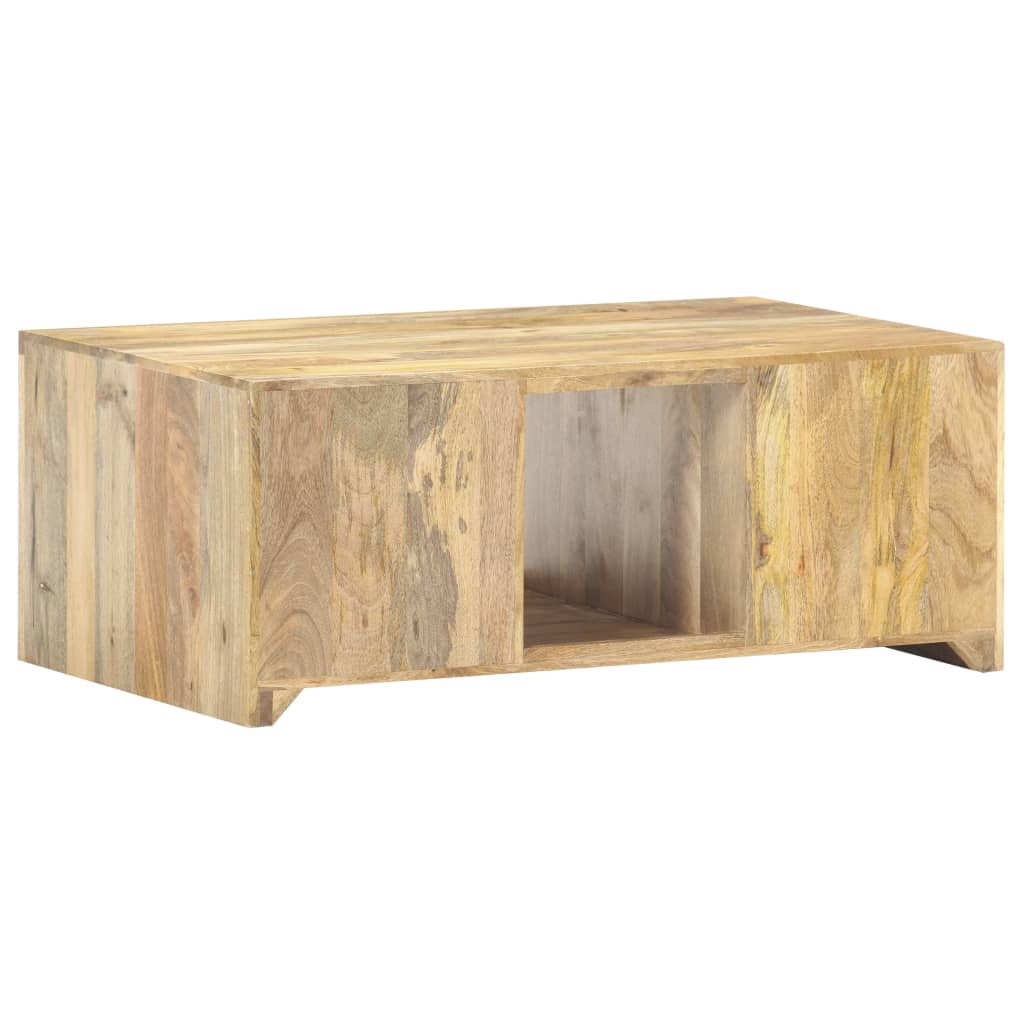Table basse 90x50x35 cm en bois de manguier massif