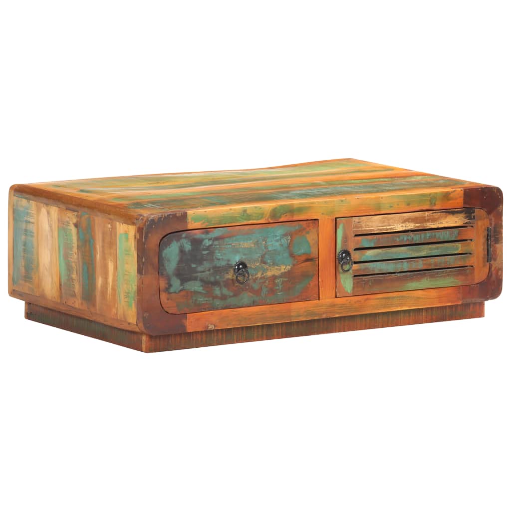 Couchtisch 90x60x29 cm Altholz Massiv