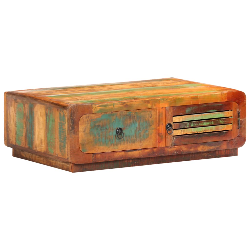 Couchtisch 90x60x29 cm Altholz Massiv