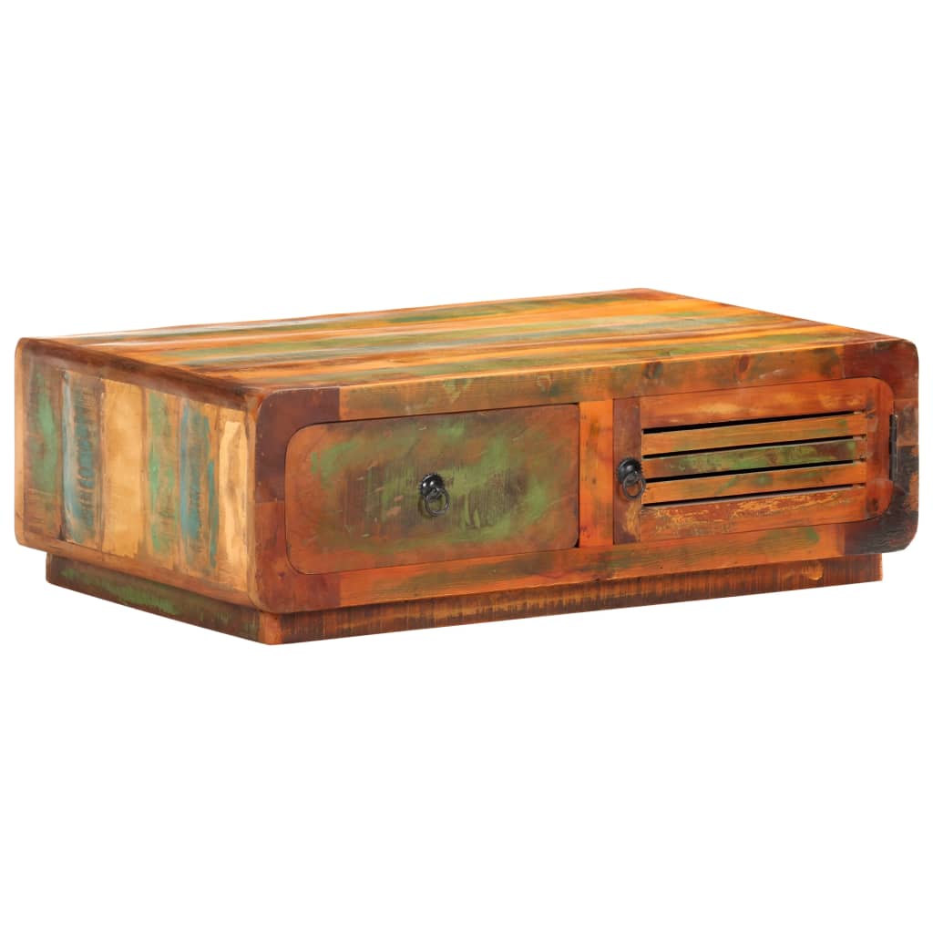 Couchtisch 90x60x29 cm Altholz Massiv
