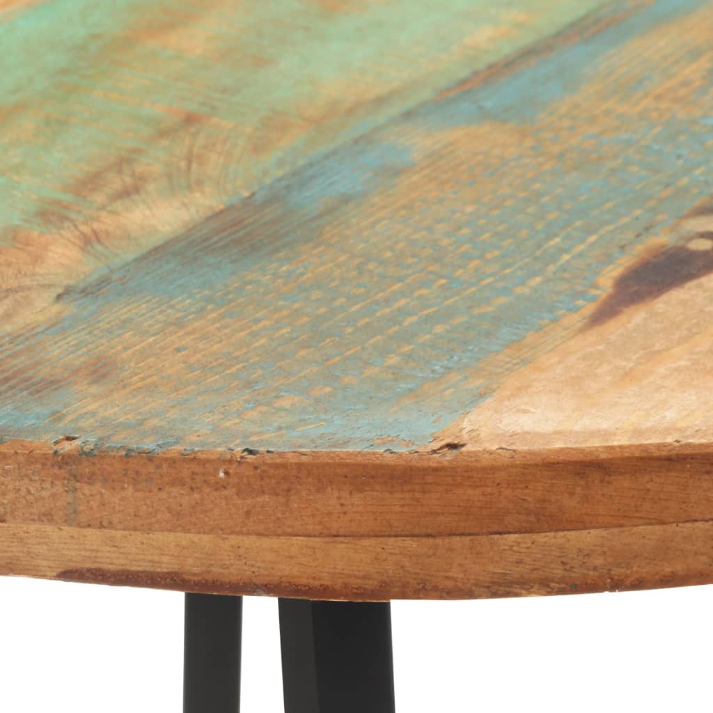 Table à manger 80 cm en bois massif de récupération