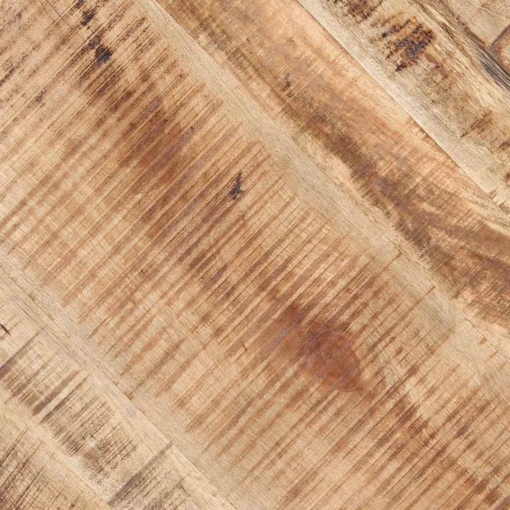 Couchtisch Ø68x43 cm Raues Mangoholz