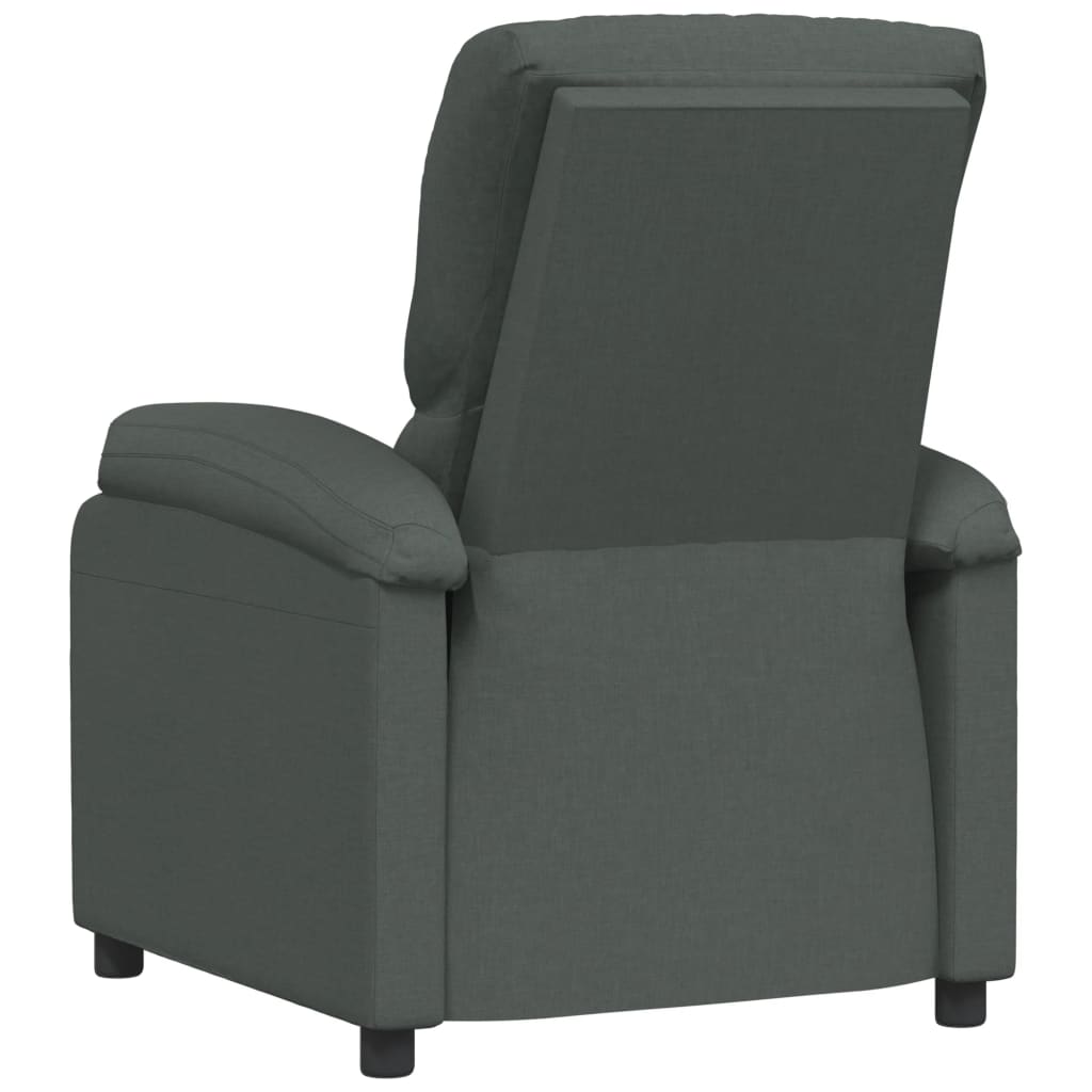 Relaxsessel Dunkelgrau Stoff