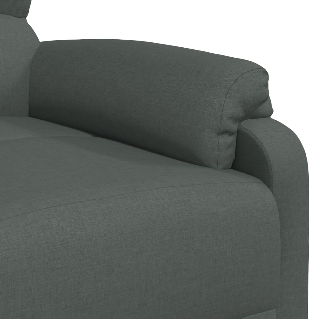 Relaxsessel Dunkelgrau Stoff