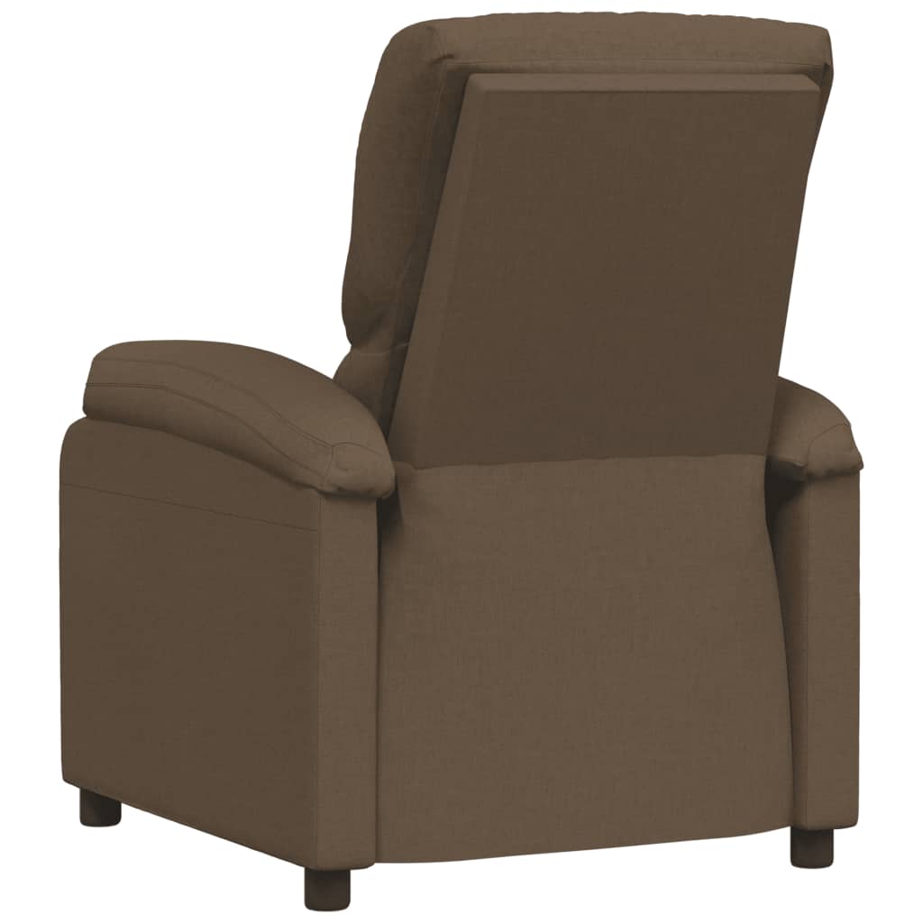 Relaxsessel Braun Stoff
