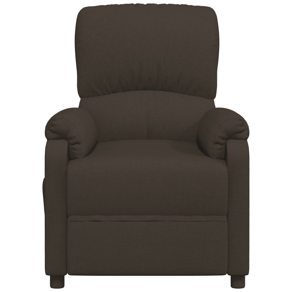 Relaxsessel Dunkelbraun Stoff