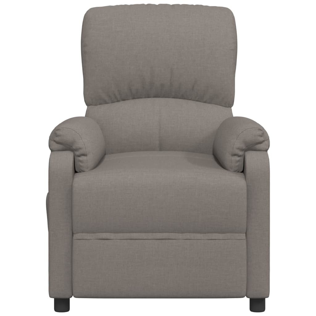 Relaxsessel Taupe Stoff