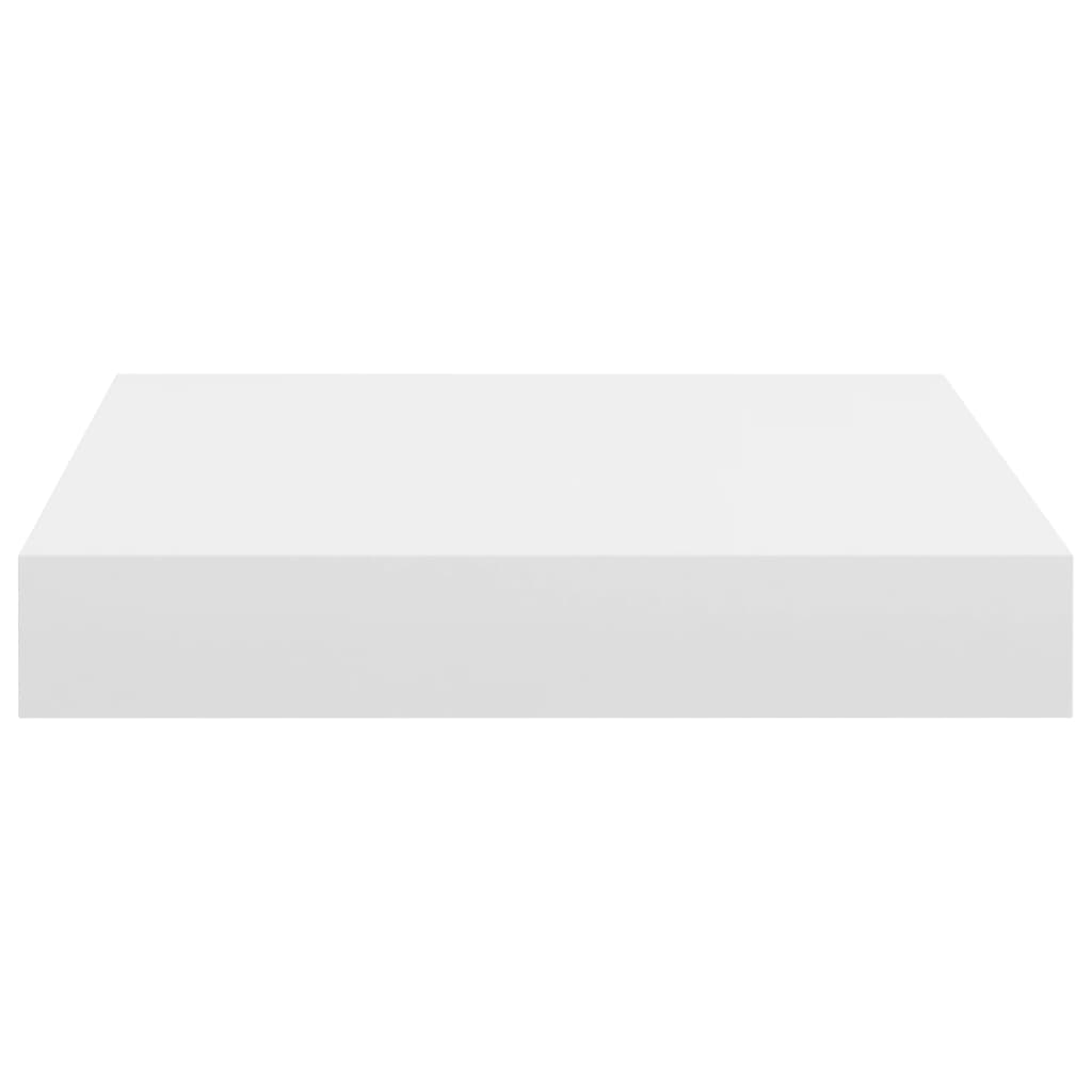Étagères flottantes, lot de 4, blanc, 23 x 23,5 x 3,8 cm, MDF