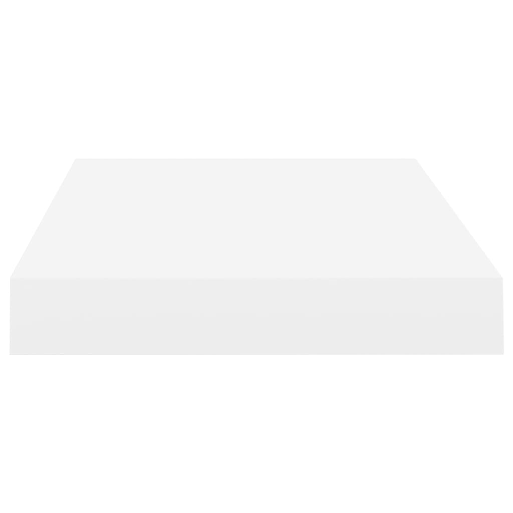 Étagères flottantes, lot de 2, blanc, 40 x 23 x 3,8 cm, MDF