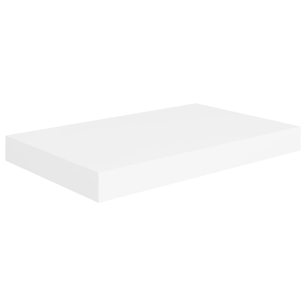 Étagères flottantes, lot de 4, blanc, 40 x 23 x 3,8 cm, MDF