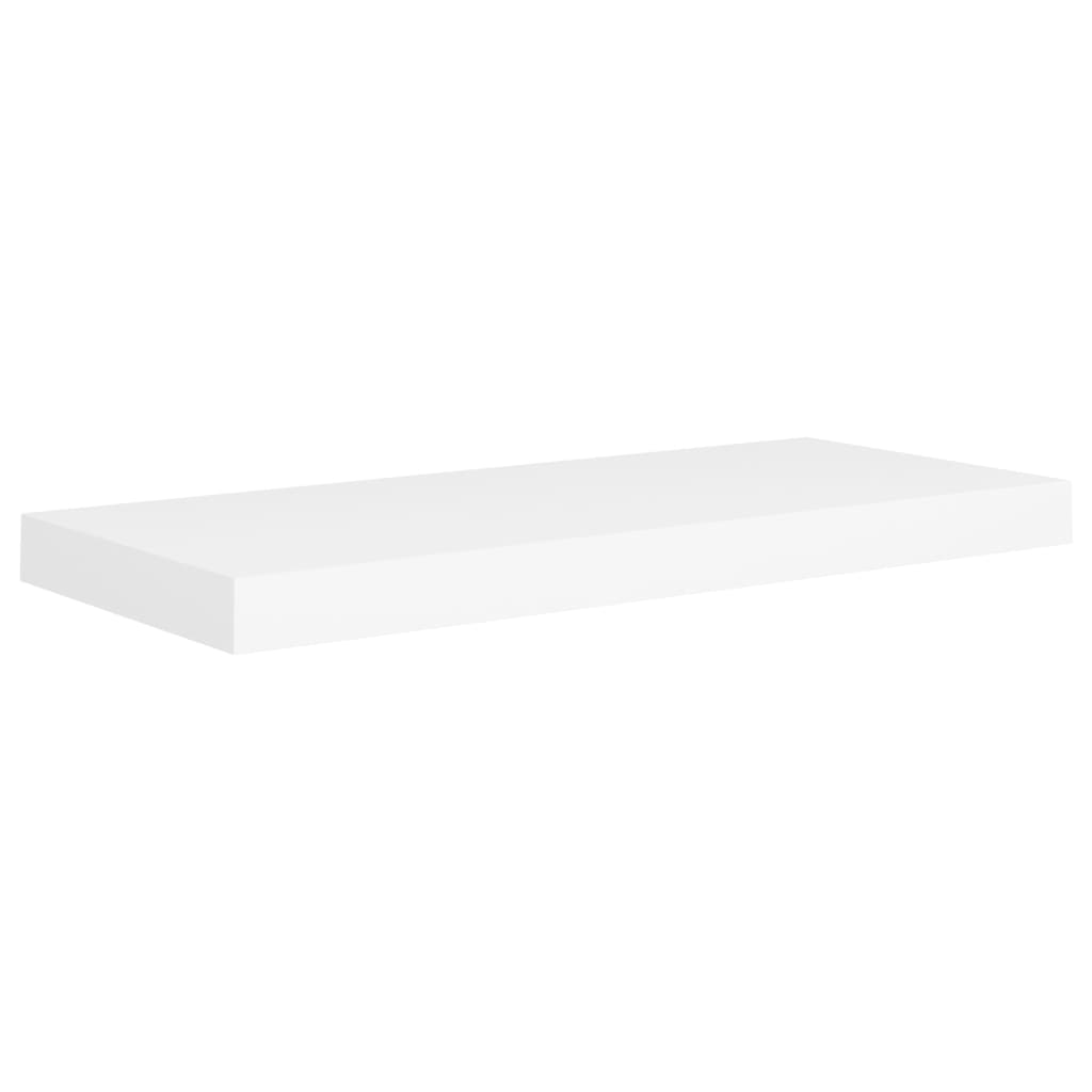 Étagères flottantes, lot de 4, blanc, 60 x 23,5 x 3,8 cm, MDF