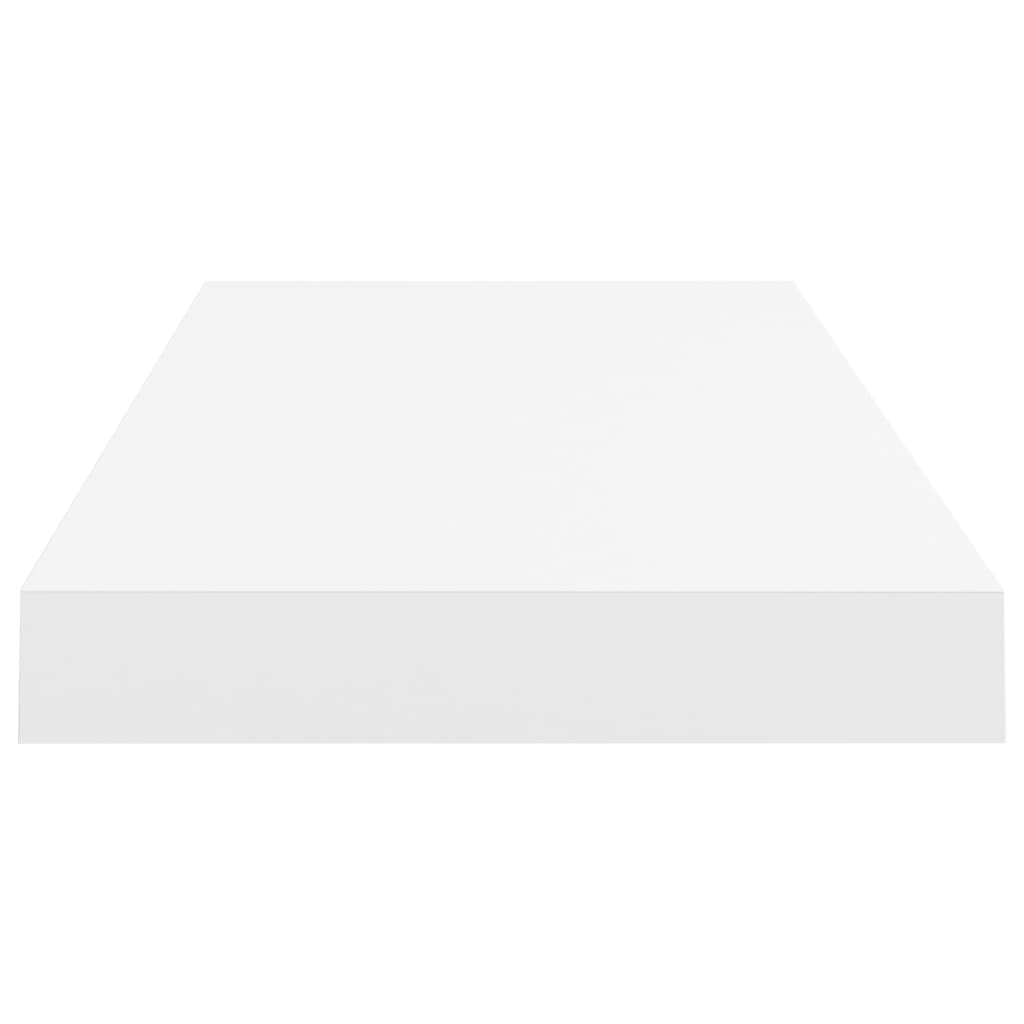 Étagères flottantes, lot de 4, blanc, 60 x 23,5 x 3,8 cm, MDF