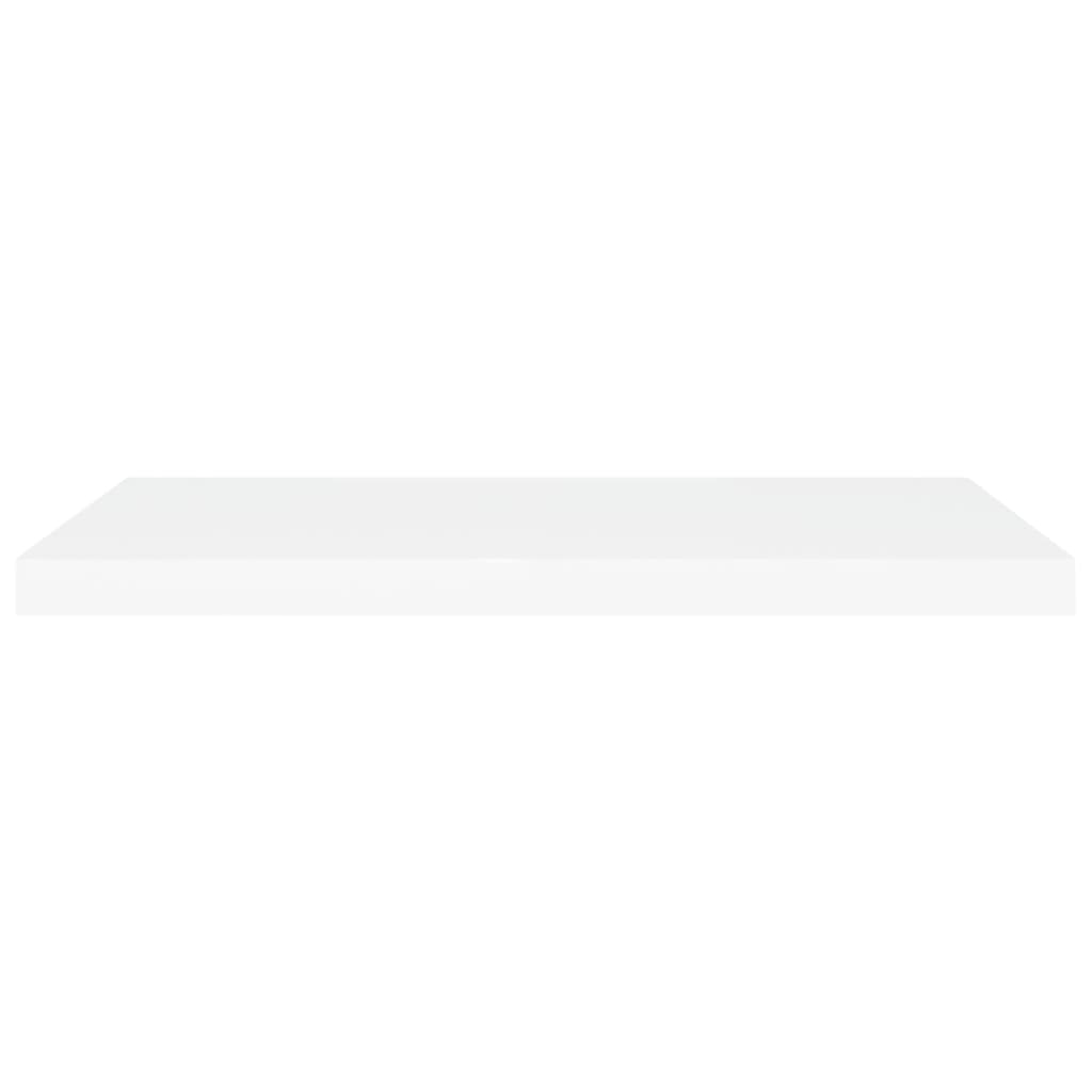 Étagères flottantes, lot de 4, blanc, 80 x 23,5 x 3,8 cm, MDF