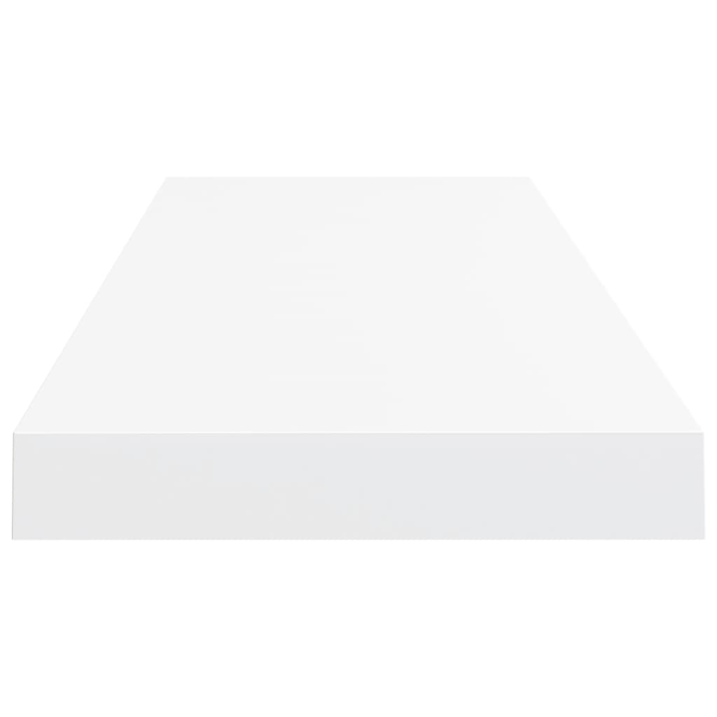 Étagères flottantes, lot de 4, blanc, 80 x 23,5 x 3,8 cm, MDF