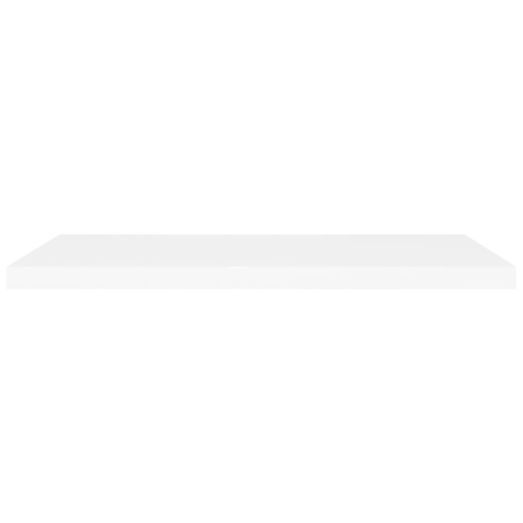 Étagères flottantes, lot de 2, blanc, 90 x 23,5 x 3,8 cm, MDF
