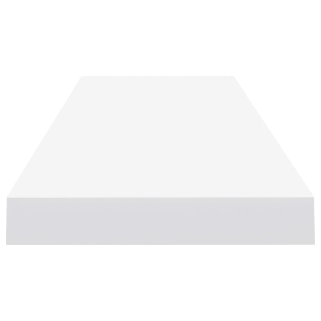 Étagères flottantes, lot de 2, blanc, 90 x 23,5 x 3,8 cm, MDF