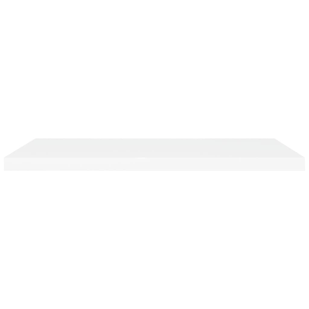 Étagères flottantes, lot de 4, blanc, 90 x 23,5 x 3,8 cm, MDF