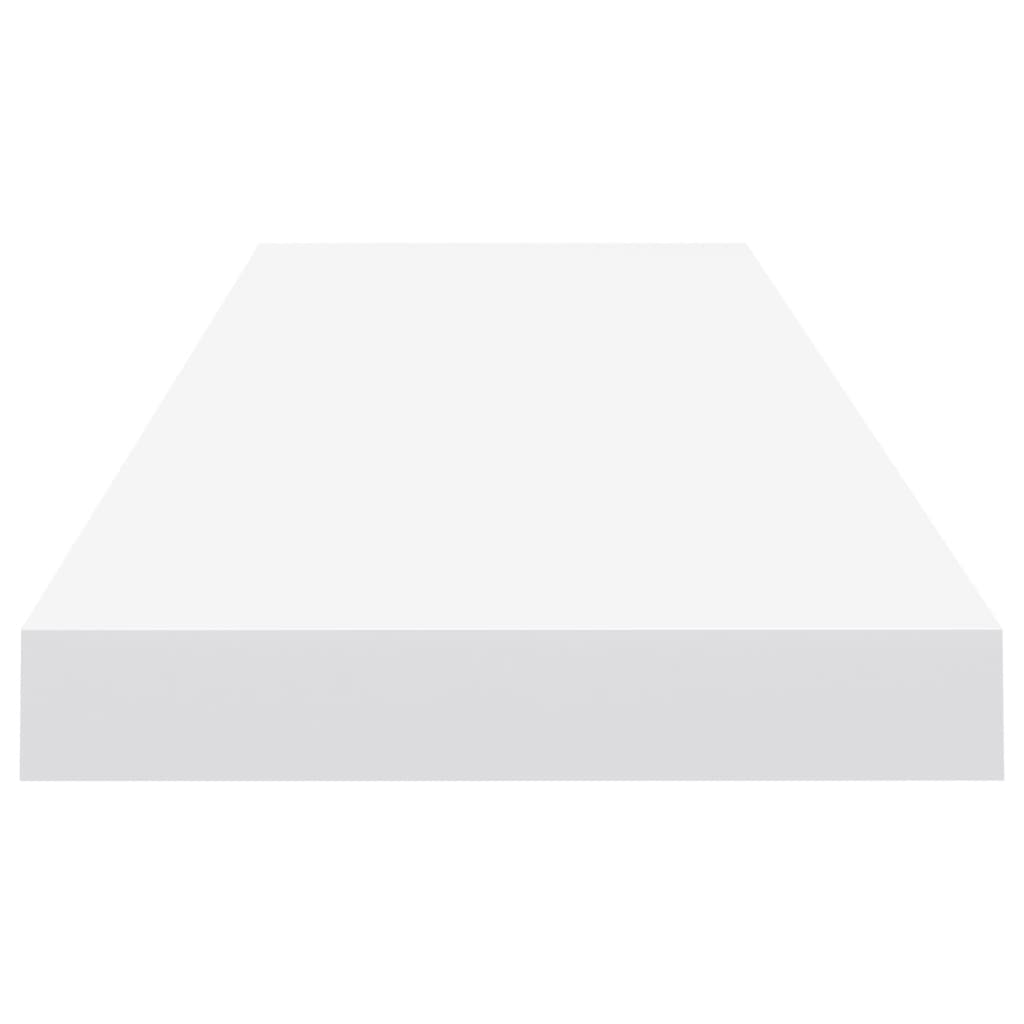 Étagères flottantes, lot de 4, blanc, 90 x 23,5 x 3,8 cm, MDF