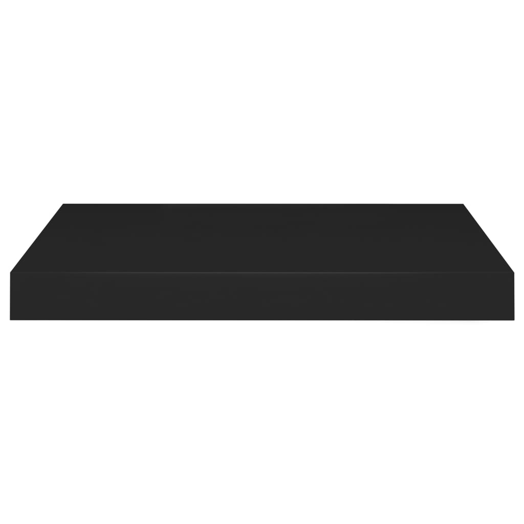 Étagères flottantes, lot de 4, noir, 40 x 23 x 3,8 cm, MDF