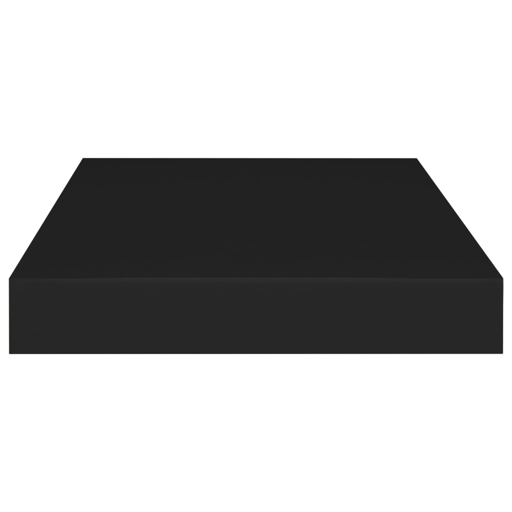 Étagères flottantes, lot de 4, noir, 40 x 23 x 3,8 cm, MDF