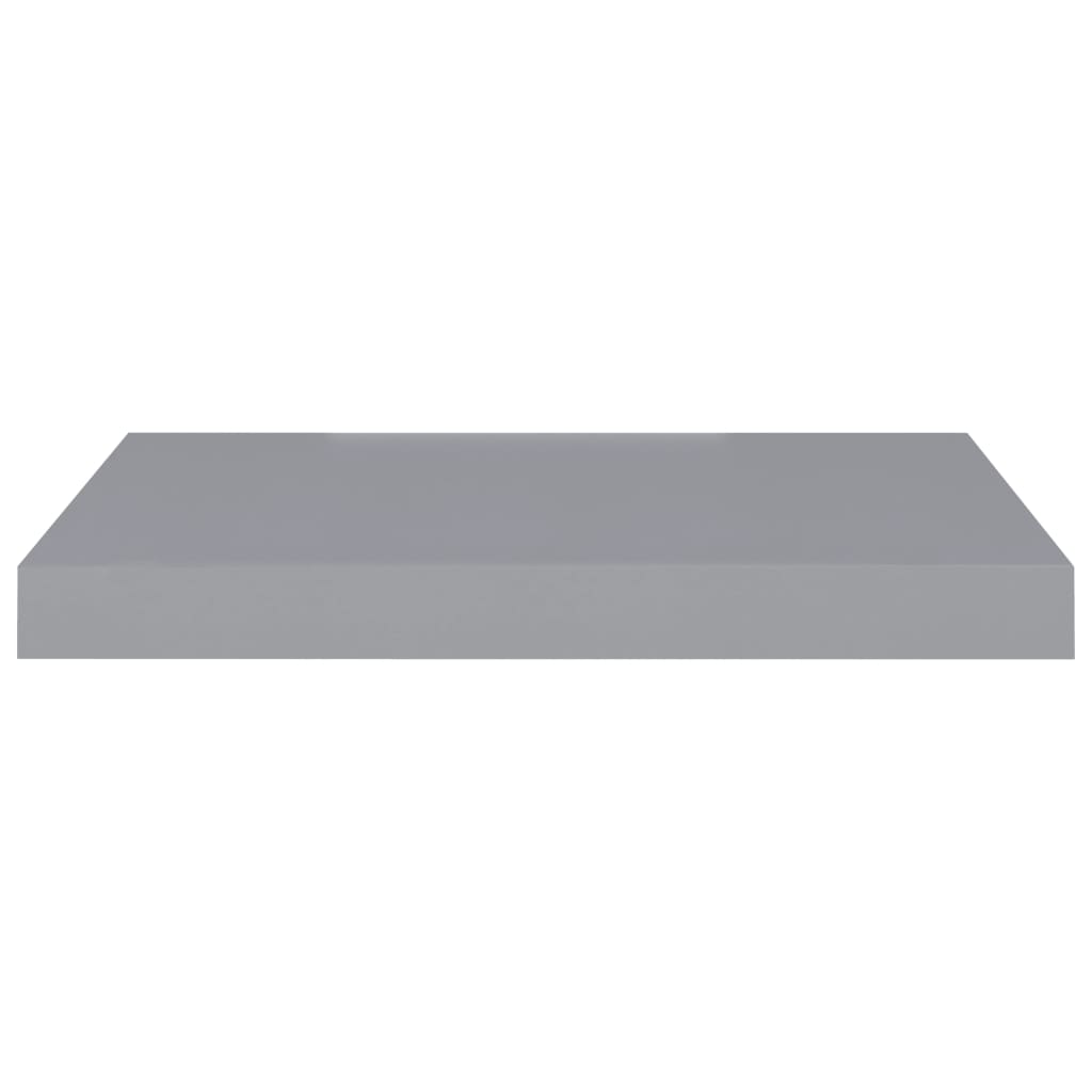 Étagère flottante grise 50x23x3,8 cm MDF