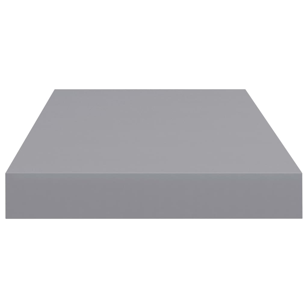 Floating shelves 4 pcs. Grey 50x23x3.8 cm MDF