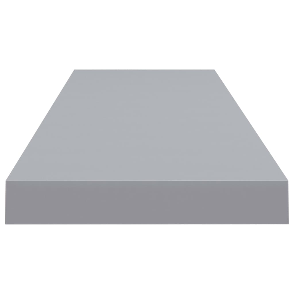 Étagère flottante grise 90x23,5x3,8 cm MDF