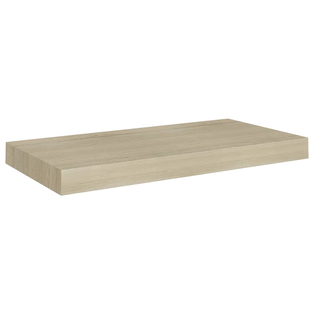 Floating wall shelves 4 pcs. Oak-colored 50x23x3.8cm MDF