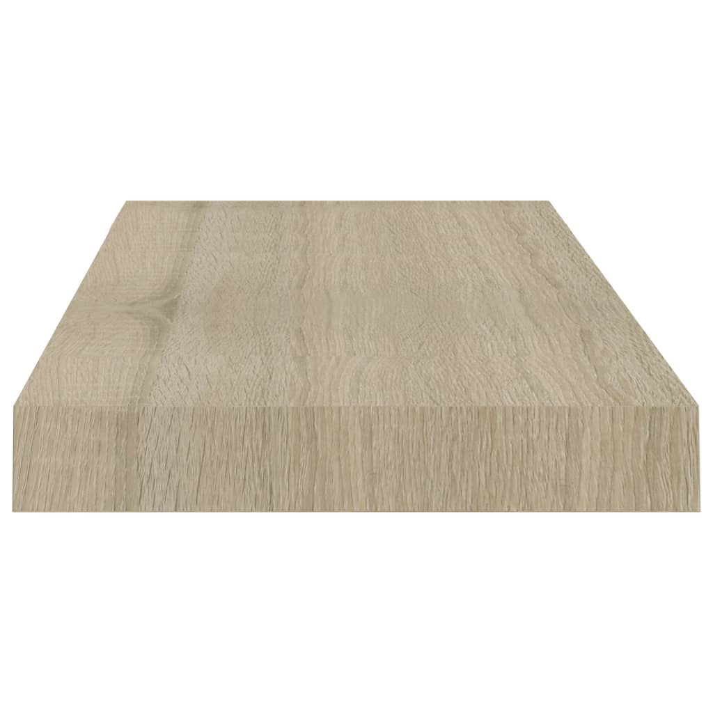 Floating wall shelves 4 pcs. Oak-colored 50x23x3.8cm MDF