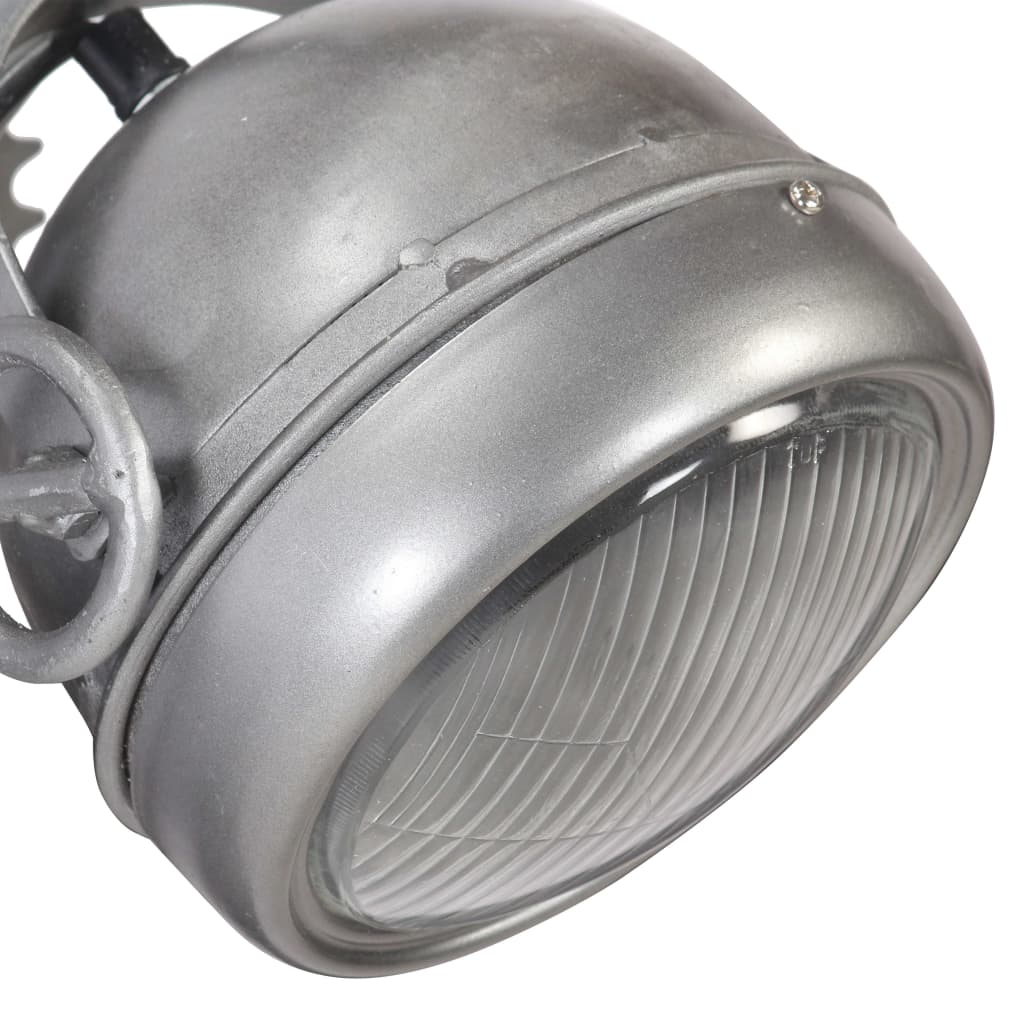 Wandlampe im Fahrradteil-Design Eisen