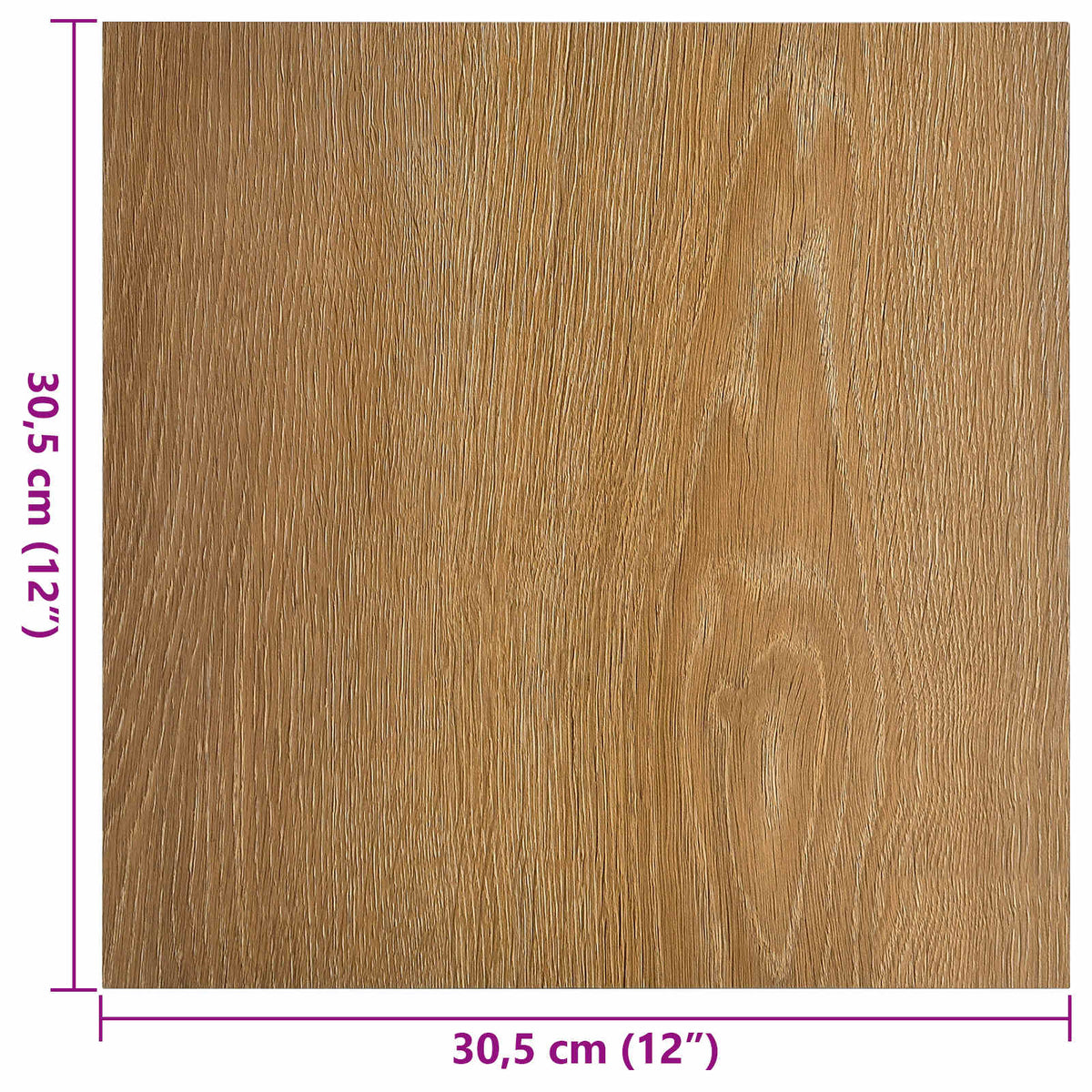 Bodenplanken Braun 5,11 m² 55 Stk. PVC