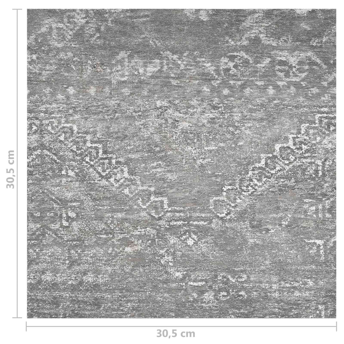 Bodenplanken Betongrau 5,11 m² 55 Stk. PVC