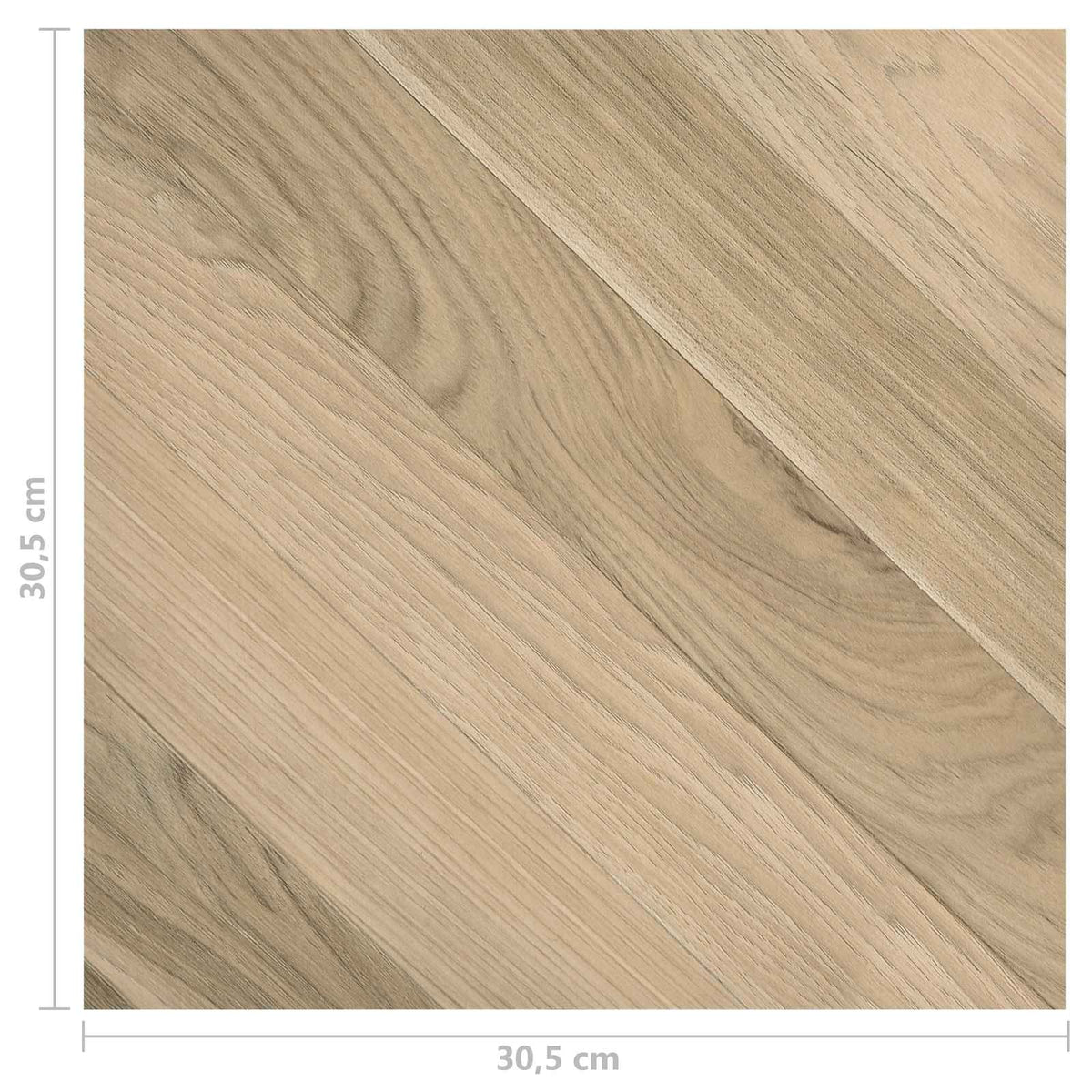 Bodenplanken Braun 5,11 m² 55 Stk. PVC