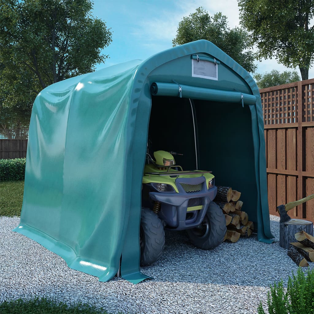 Garage tent PVC 1.6x2.4 m Green
