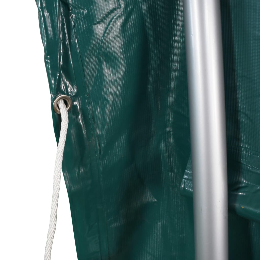 Pasture tent PVC 3.7x3.7 m Green