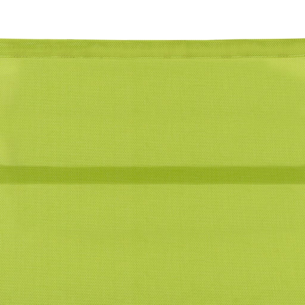 Sonnenliege Textilene und Aluminium Grün