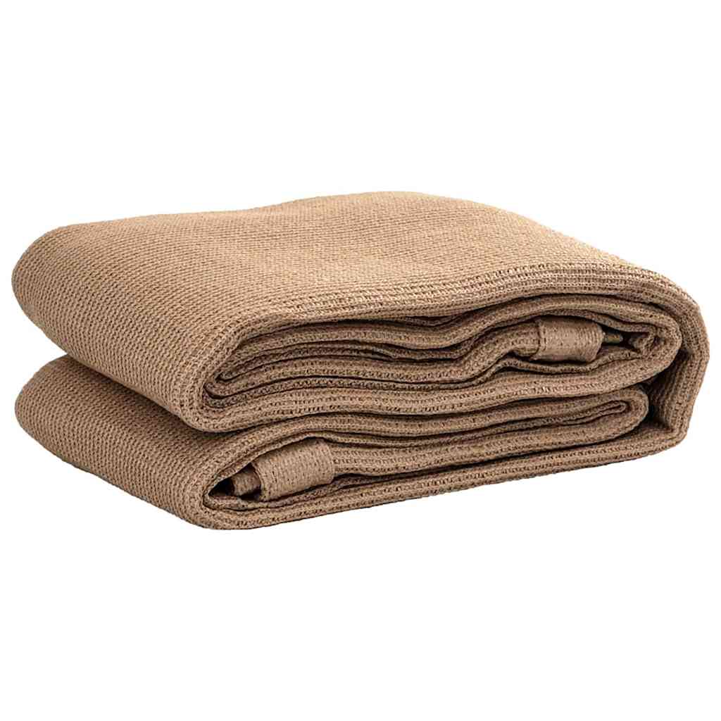Zeltteppich Taupe 400x700 cm HDPE